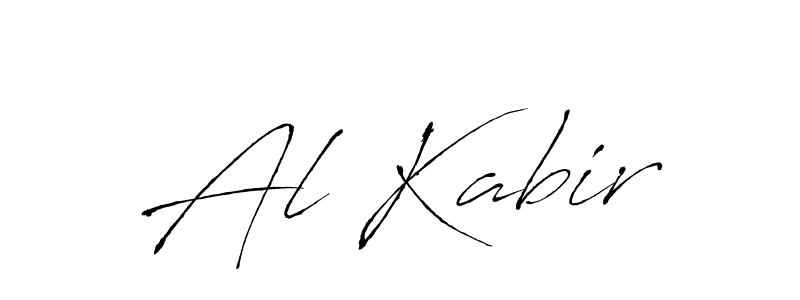 Design your own signature with our free online signature maker. With this signature software, you can create a handwritten (Antro_Vectra) signature for name Al Kabir. Al Kabir signature style 6 images and pictures png