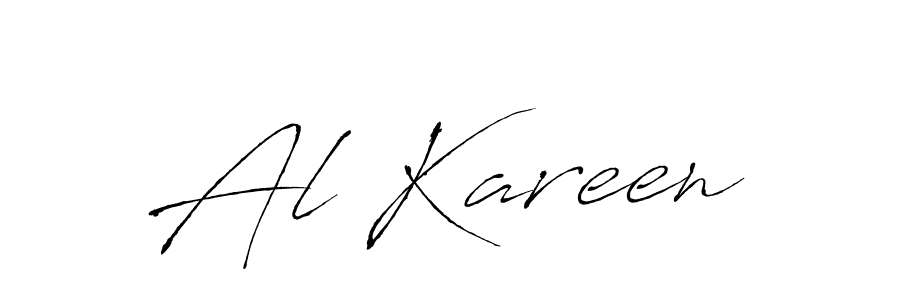 Create a beautiful signature design for name Al Kareen. With this signature (Antro_Vectra) fonts, you can make a handwritten signature for free. Al Kareen signature style 6 images and pictures png