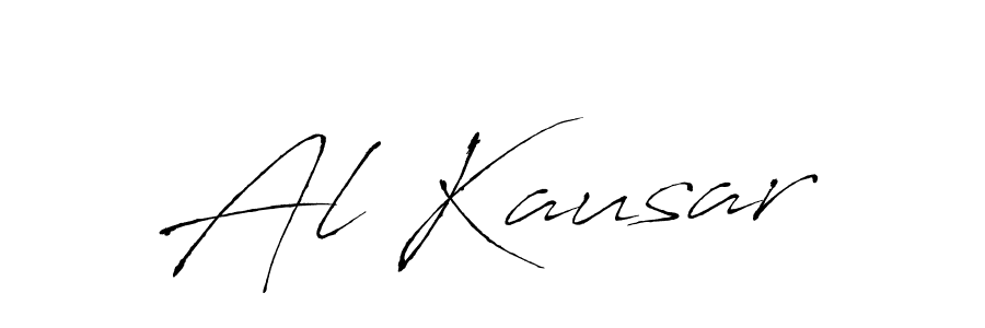 How to make Al Kausar signature? Antro_Vectra is a professional autograph style. Create handwritten signature for Al Kausar name. Al Kausar signature style 6 images and pictures png