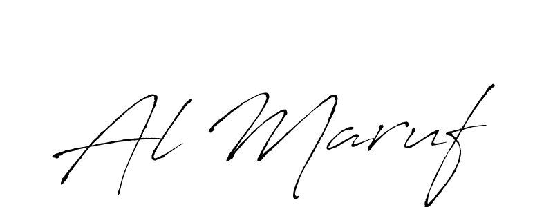 Design your own signature with our free online signature maker. With this signature software, you can create a handwritten (Antro_Vectra) signature for name Al Maruf. Al Maruf signature style 6 images and pictures png