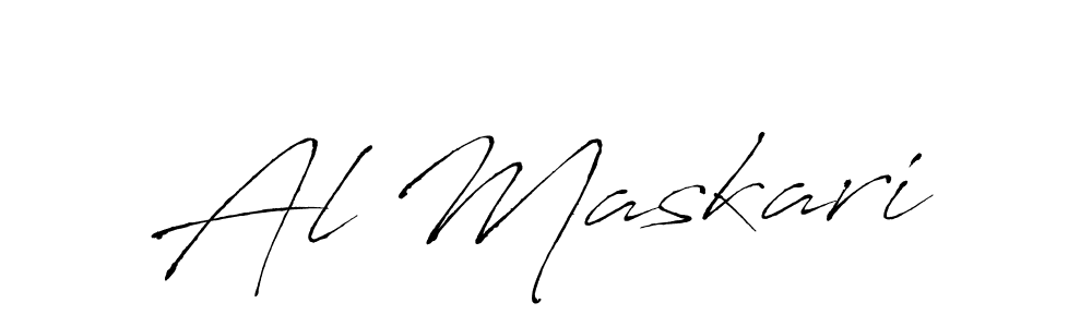 How to make Al Maskari name signature. Use Antro_Vectra style for creating short signs online. This is the latest handwritten sign. Al Maskari signature style 6 images and pictures png