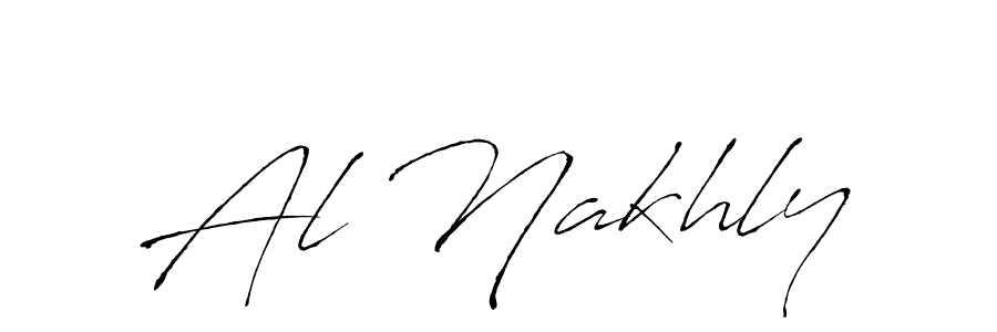 Al Nakhly stylish signature style. Best Handwritten Sign (Antro_Vectra) for my name. Handwritten Signature Collection Ideas for my name Al Nakhly. Al Nakhly signature style 6 images and pictures png