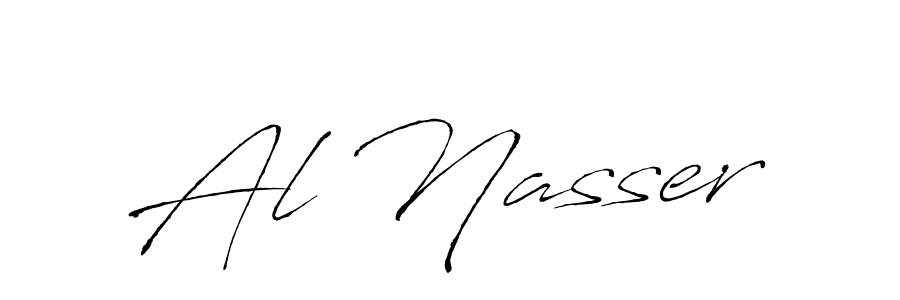 Create a beautiful signature design for name Al Nasser. With this signature (Antro_Vectra) fonts, you can make a handwritten signature for free. Al Nasser signature style 6 images and pictures png