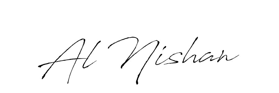 Design your own signature with our free online signature maker. With this signature software, you can create a handwritten (Antro_Vectra) signature for name Al Nishan. Al Nishan signature style 6 images and pictures png