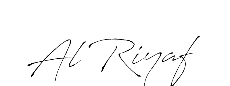 How to make Al Riyaf name signature. Use Antro_Vectra style for creating short signs online. This is the latest handwritten sign. Al Riyaf signature style 6 images and pictures png