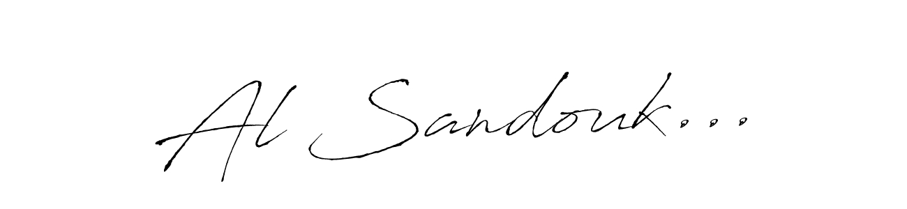 You should practise on your own different ways (Antro_Vectra) to write your name (Al Sandouk...) in signature. don't let someone else do it for you. Al Sandouk... signature style 6 images and pictures png