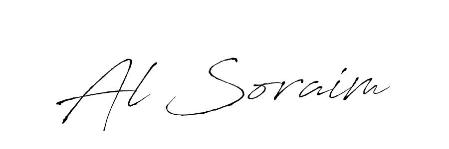 Also we have Al Soraim name is the best signature style. Create professional handwritten signature collection using Antro_Vectra autograph style. Al Soraim signature style 6 images and pictures png