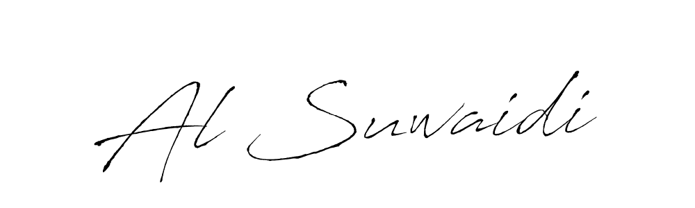 Use a signature maker to create a handwritten signature online. With this signature software, you can design (Antro_Vectra) your own signature for name Al Suwaidi. Al Suwaidi signature style 6 images and pictures png