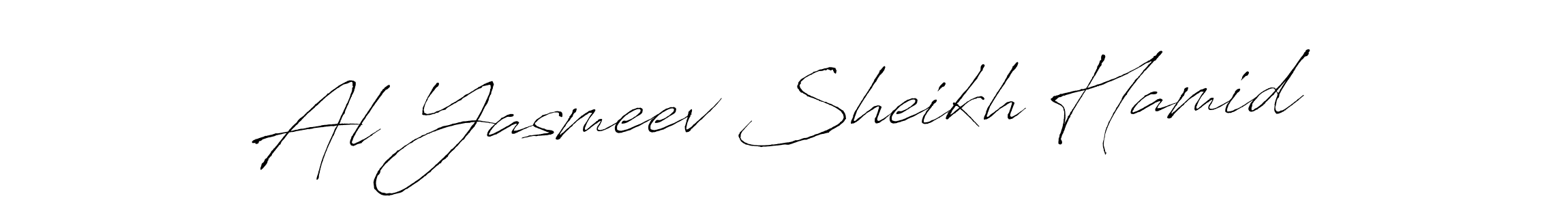 Al Yasmeev Sheikh Hamid stylish signature style. Best Handwritten Sign (Antro_Vectra) for my name. Handwritten Signature Collection Ideas for my name Al Yasmeev Sheikh Hamid. Al Yasmeev Sheikh Hamid signature style 6 images and pictures png