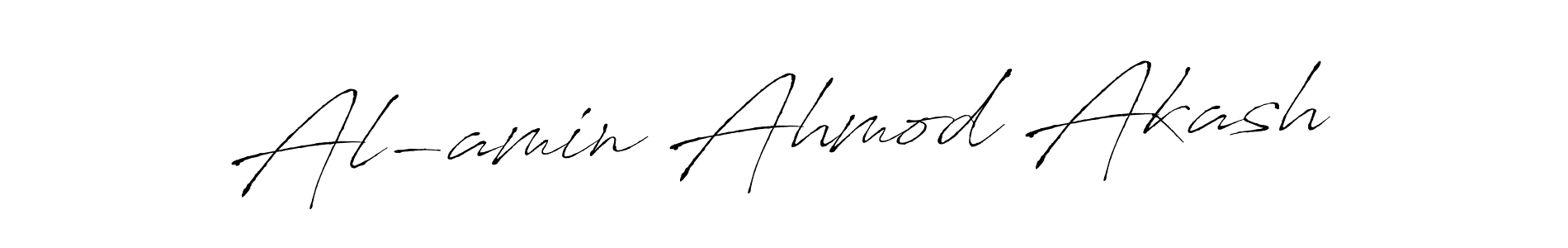 Make a beautiful signature design for name Al-amin Ahmod Akash. Use this online signature maker to create a handwritten signature for free. Al-amin Ahmod Akash signature style 6 images and pictures png