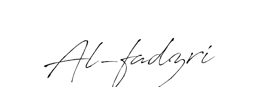 Al-fadzri stylish signature style. Best Handwritten Sign (Antro_Vectra) for my name. Handwritten Signature Collection Ideas for my name Al-fadzri. Al-fadzri signature style 6 images and pictures png