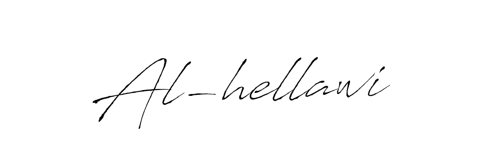 Al-hellawi stylish signature style. Best Handwritten Sign (Antro_Vectra) for my name. Handwritten Signature Collection Ideas for my name Al-hellawi. Al-hellawi signature style 6 images and pictures png