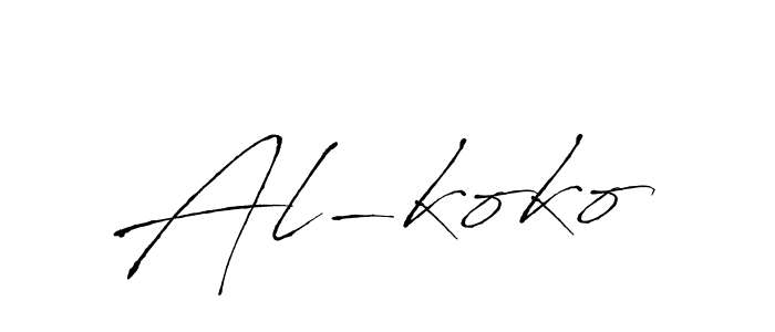 Here are the top 10 professional signature styles for the name Al-koko. These are the best autograph styles you can use for your name. Al-koko signature style 6 images and pictures png