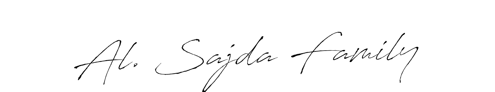 Also we have Al. Sajda Family name is the best signature style. Create professional handwritten signature collection using Antro_Vectra autograph style. Al. Sajda Family signature style 6 images and pictures png