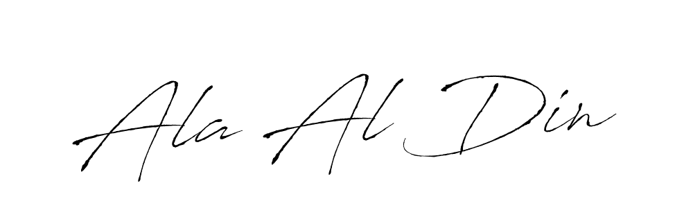 Design your own signature with our free online signature maker. With this signature software, you can create a handwritten (Antro_Vectra) signature for name Ala Al Din. Ala Al Din signature style 6 images and pictures png