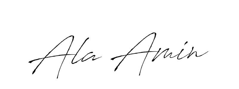 Antro_Vectra is a professional signature style that is perfect for those who want to add a touch of class to their signature. It is also a great choice for those who want to make their signature more unique. Get Ala Amin name to fancy signature for free. Ala Amin signature style 6 images and pictures png