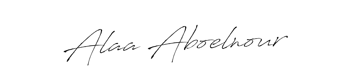 Similarly Antro_Vectra is the best handwritten signature design. Signature creator online .You can use it as an online autograph creator for name Alaa Aboelnour. Alaa Aboelnour signature style 6 images and pictures png