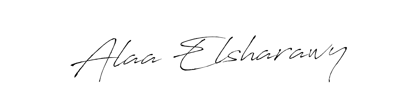 Also we have Alaa Elsharawy name is the best signature style. Create professional handwritten signature collection using Antro_Vectra autograph style. Alaa Elsharawy signature style 6 images and pictures png
