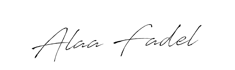 The best way (Antro_Vectra) to make a short signature is to pick only two or three words in your name. The name Alaa Fadel include a total of six letters. For converting this name. Alaa Fadel signature style 6 images and pictures png