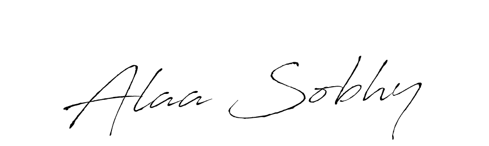 Make a beautiful signature design for name Alaa Sobhy. Use this online signature maker to create a handwritten signature for free. Alaa Sobhy signature style 6 images and pictures png