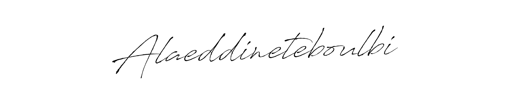 Also we have Alaeddineteboulbi name is the best signature style. Create professional handwritten signature collection using Antro_Vectra autograph style. Alaeddineteboulbi signature style 6 images and pictures png