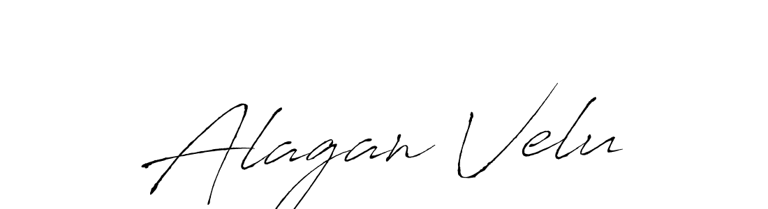 Create a beautiful signature design for name Alagan Velu. With this signature (Antro_Vectra) fonts, you can make a handwritten signature for free. Alagan Velu signature style 6 images and pictures png