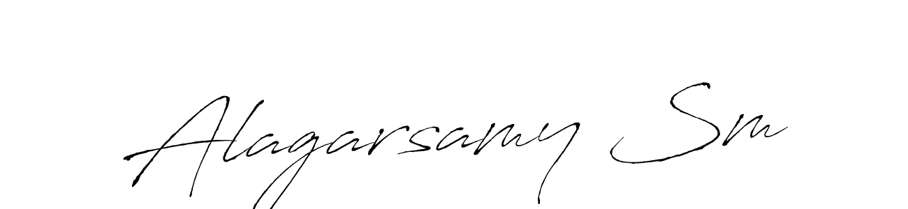 if you are searching for the best signature style for your name Alagarsamy Sm. so please give up your signature search. here we have designed multiple signature styles  using Antro_Vectra. Alagarsamy Sm signature style 6 images and pictures png