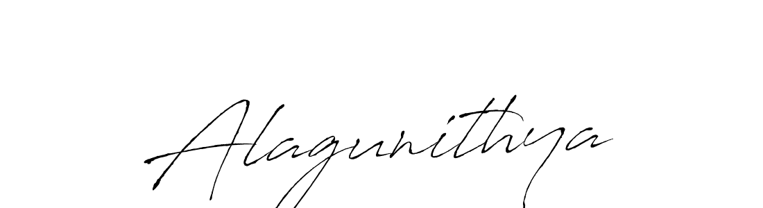 Alagunithya stylish signature style. Best Handwritten Sign (Antro_Vectra) for my name. Handwritten Signature Collection Ideas for my name Alagunithya. Alagunithya signature style 6 images and pictures png