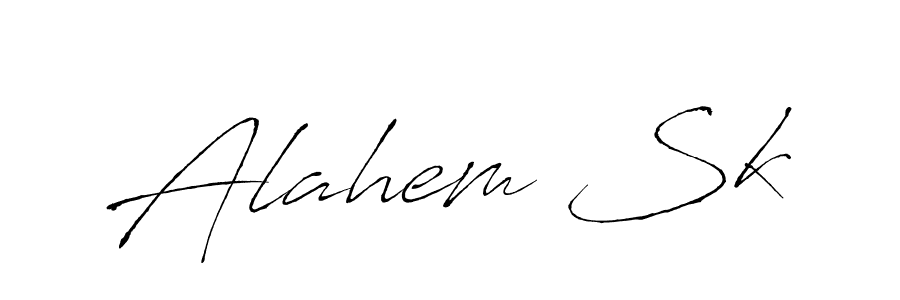Also we have Alahem Sk name is the best signature style. Create professional handwritten signature collection using Antro_Vectra autograph style. Alahem Sk signature style 6 images and pictures png