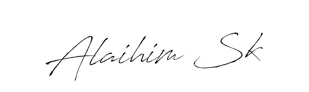 Similarly Antro_Vectra is the best handwritten signature design. Signature creator online .You can use it as an online autograph creator for name Alaihim Sk. Alaihim Sk signature style 6 images and pictures png
