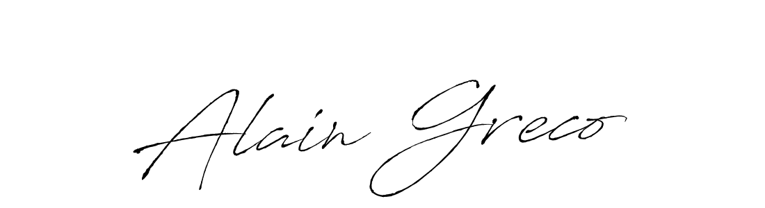 You can use this online signature creator to create a handwritten signature for the name Alain Greco. This is the best online autograph maker. Alain Greco signature style 6 images and pictures png