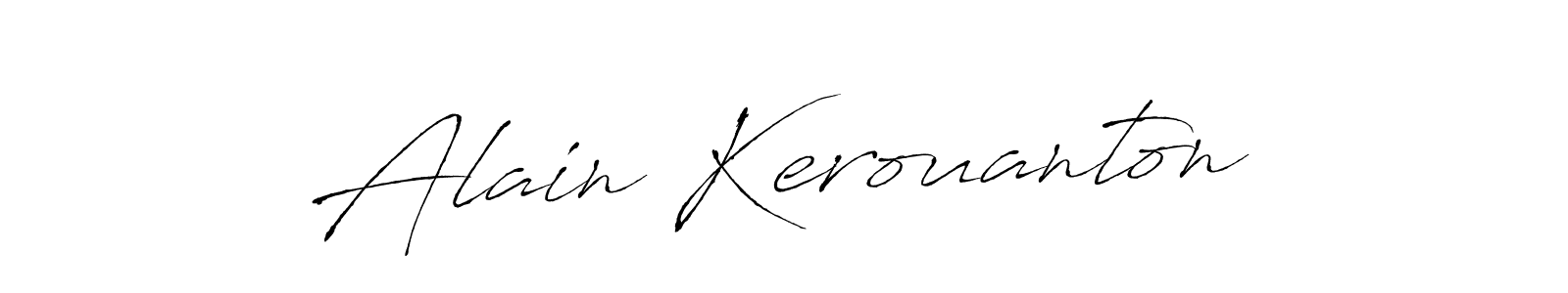 Also You can easily find your signature by using the search form. We will create Alain Kerouanton name handwritten signature images for you free of cost using Antro_Vectra sign style. Alain Kerouanton signature style 6 images and pictures png