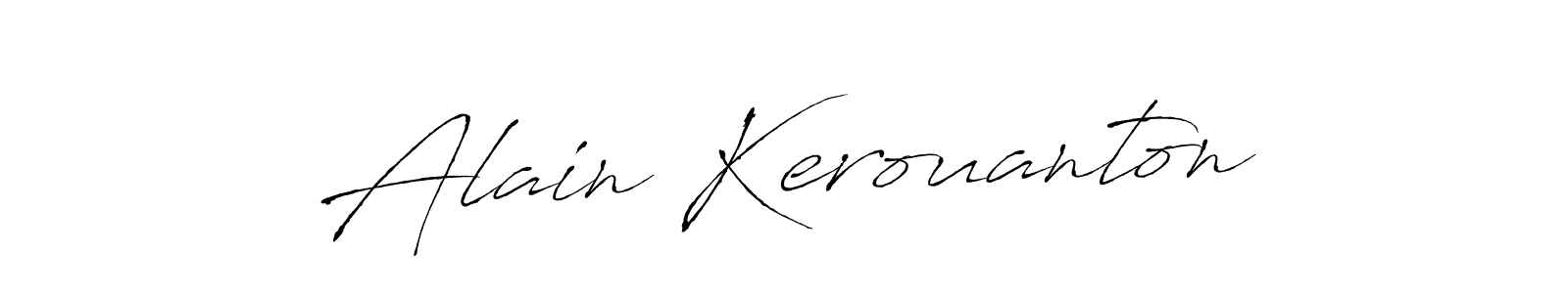 How to make Alain Kerouanton signature? Antro_Vectra is a professional autograph style. Create handwritten signature for Alain Kerouanton name. Alain Kerouanton signature style 6 images and pictures png