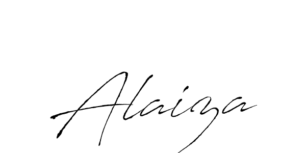 Design your own signature with our free online signature maker. With this signature software, you can create a handwritten (Antro_Vectra) signature for name Alaiza. Alaiza signature style 6 images and pictures png