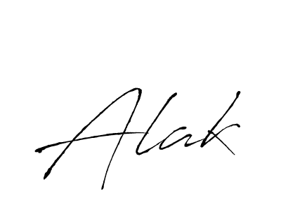 How to make Alak name signature. Use Antro_Vectra style for creating short signs online. This is the latest handwritten sign. Alak signature style 6 images and pictures png