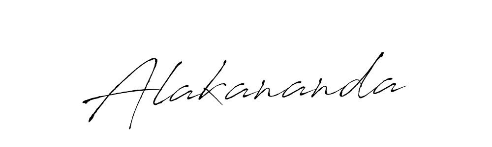 Alakananda stylish signature style. Best Handwritten Sign (Antro_Vectra) for my name. Handwritten Signature Collection Ideas for my name Alakananda. Alakananda signature style 6 images and pictures png
