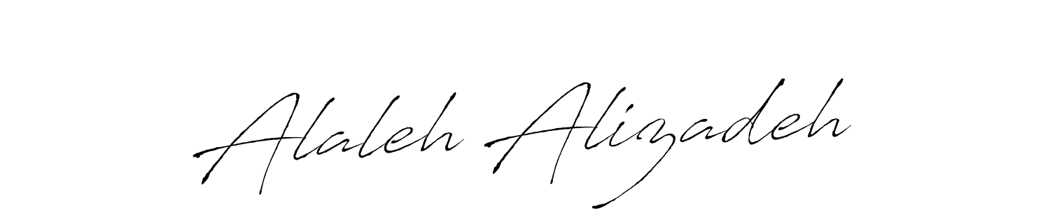 Antro_Vectra is a professional signature style that is perfect for those who want to add a touch of class to their signature. It is also a great choice for those who want to make their signature more unique. Get Alaleh Alizadeh name to fancy signature for free. Alaleh Alizadeh signature style 6 images and pictures png