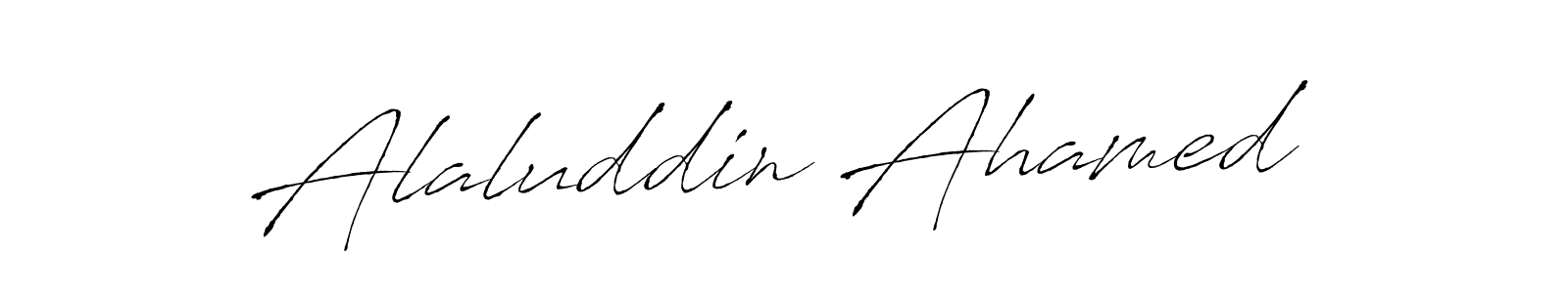 Alaluddin Ahamed stylish signature style. Best Handwritten Sign (Antro_Vectra) for my name. Handwritten Signature Collection Ideas for my name Alaluddin Ahamed. Alaluddin Ahamed signature style 6 images and pictures png