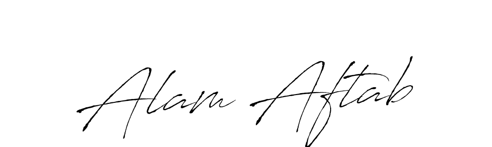 You should practise on your own different ways (Antro_Vectra) to write your name (Alam Aftab) in signature. don't let someone else do it for you. Alam Aftab signature style 6 images and pictures png