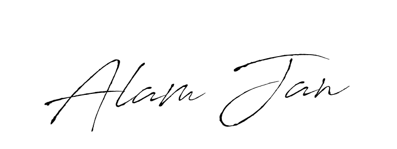 Antro_Vectra is a professional signature style that is perfect for those who want to add a touch of class to their signature. It is also a great choice for those who want to make their signature more unique. Get Alam Jan name to fancy signature for free. Alam Jan signature style 6 images and pictures png