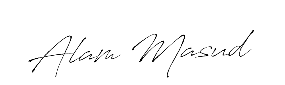 It looks lik you need a new signature style for name Alam Masud. Design unique handwritten (Antro_Vectra) signature with our free signature maker in just a few clicks. Alam Masud signature style 6 images and pictures png