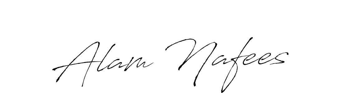 Alam Nafees stylish signature style. Best Handwritten Sign (Antro_Vectra) for my name. Handwritten Signature Collection Ideas for my name Alam Nafees. Alam Nafees signature style 6 images and pictures png