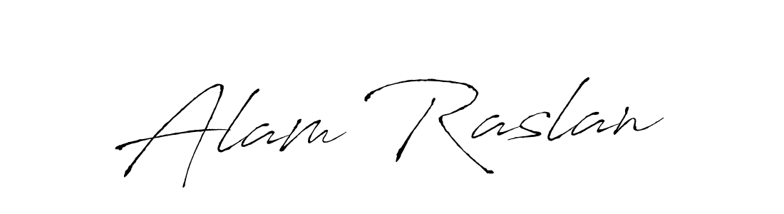 Once you've used our free online signature maker to create your best signature Antro_Vectra style, it's time to enjoy all of the benefits that Alam Raslan name signing documents. Alam Raslan signature style 6 images and pictures png