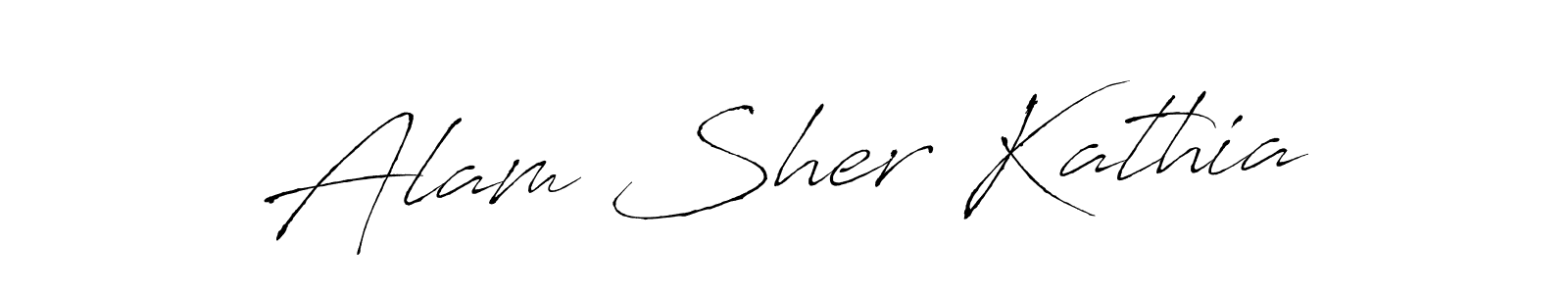 Make a short Alam Sher Kathia signature style. Manage your documents anywhere anytime using Antro_Vectra. Create and add eSignatures, submit forms, share and send files easily. Alam Sher Kathia signature style 6 images and pictures png