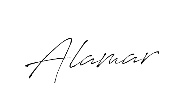 Make a beautiful signature design for name Alamar. With this signature (Antro_Vectra) style, you can create a handwritten signature for free. Alamar signature style 6 images and pictures png