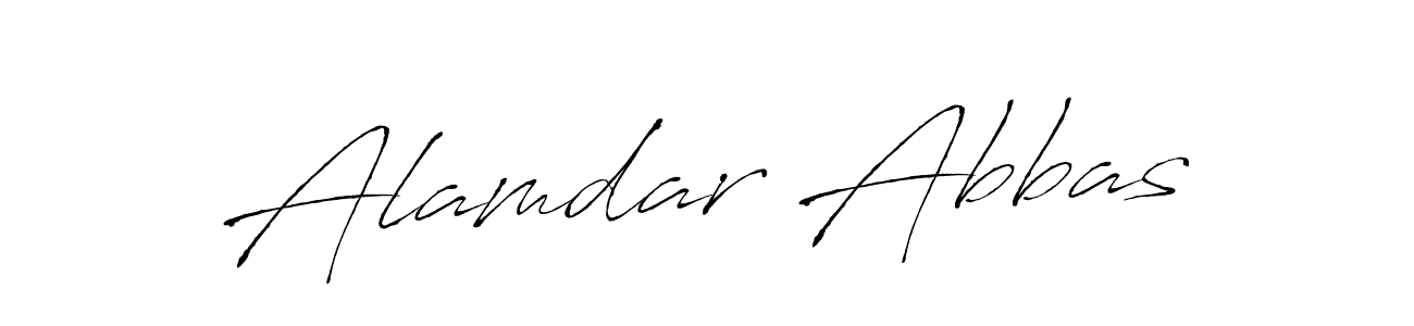 Antro_Vectra is a professional signature style that is perfect for those who want to add a touch of class to their signature. It is also a great choice for those who want to make their signature more unique. Get Alamdar Abbas name to fancy signature for free. Alamdar Abbas signature style 6 images and pictures png