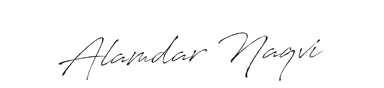 You should practise on your own different ways (Antro_Vectra) to write your name (Alamdar Naqvi) in signature. don't let someone else do it for you. Alamdar Naqvi signature style 6 images and pictures png
