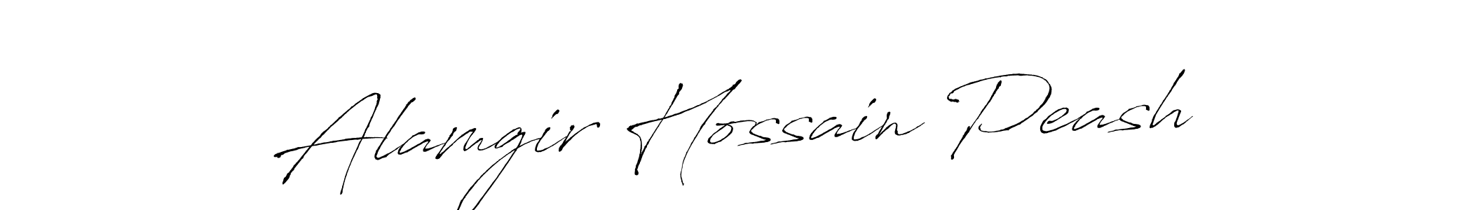 Make a short Alamgir Hossain Peash signature style. Manage your documents anywhere anytime using Antro_Vectra. Create and add eSignatures, submit forms, share and send files easily. Alamgir Hossain Peash signature style 6 images and pictures png