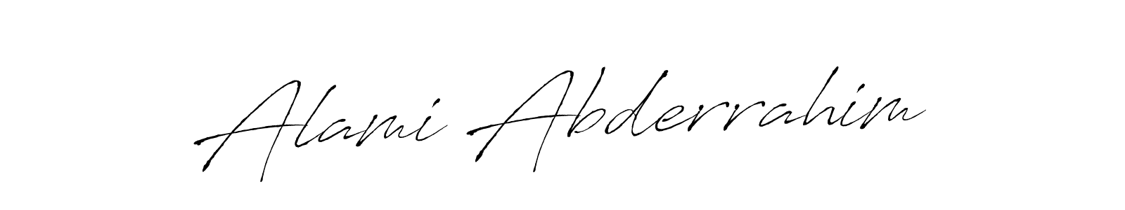 Alami Abderrahim stylish signature style. Best Handwritten Sign (Antro_Vectra) for my name. Handwritten Signature Collection Ideas for my name Alami Abderrahim. Alami Abderrahim signature style 6 images and pictures png