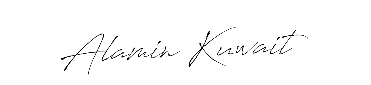 if you are searching for the best signature style for your name Alamin Kuwait. so please give up your signature search. here we have designed multiple signature styles  using Antro_Vectra. Alamin Kuwait signature style 6 images and pictures png